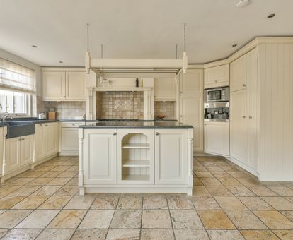 Handcrafted custom kitchen island with seating